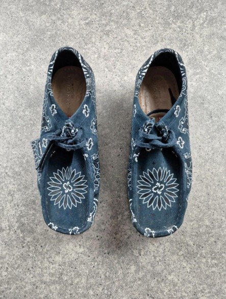 Clarks Supreme wallabee Blue Bandana taille 41