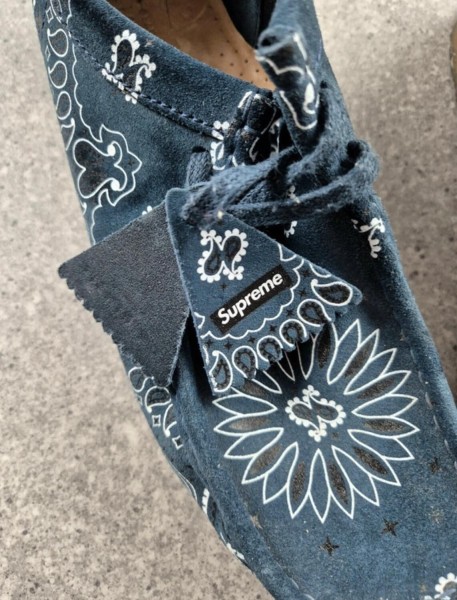 Clarks Supreme wallabee Blue Bandana taille 41