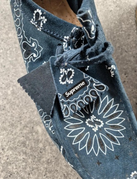 Clarks Supreme wallabee Blue Bandana taille 41