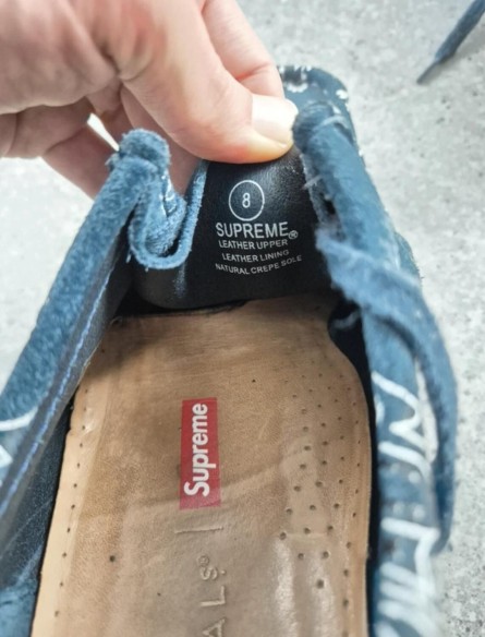Clarks Supreme wallabee Blue Bandana taille 41