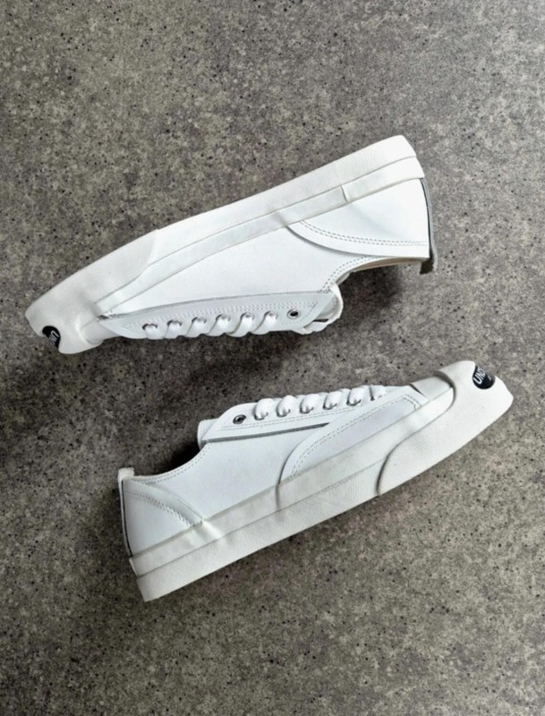 Undercover Toe Logo Leather White taille M