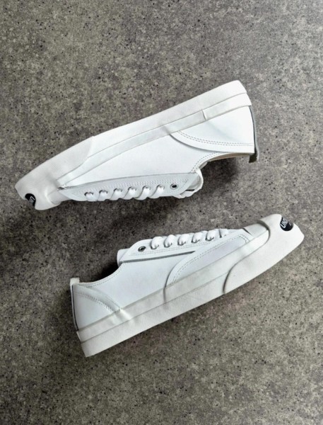 Undercover Toe Logo Leather White taille M