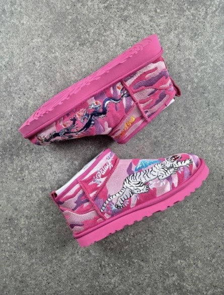 Bottes Palace Skateboards UGG Ultra Mini Boot Pink Camo taille 42