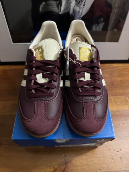 Adidas Samba OG Maroon Metallic Gold