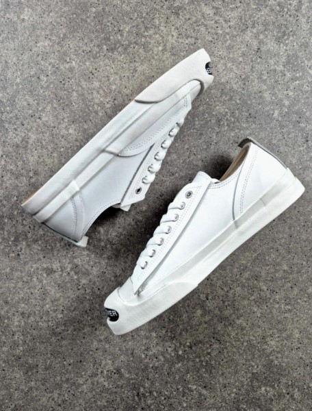 Undercover Toe Logo Leather White taille M