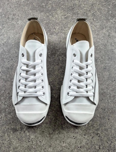 Undercover Toe Logo Leather White taille M
