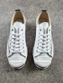 Undercover Toe Logo Leather White taille M