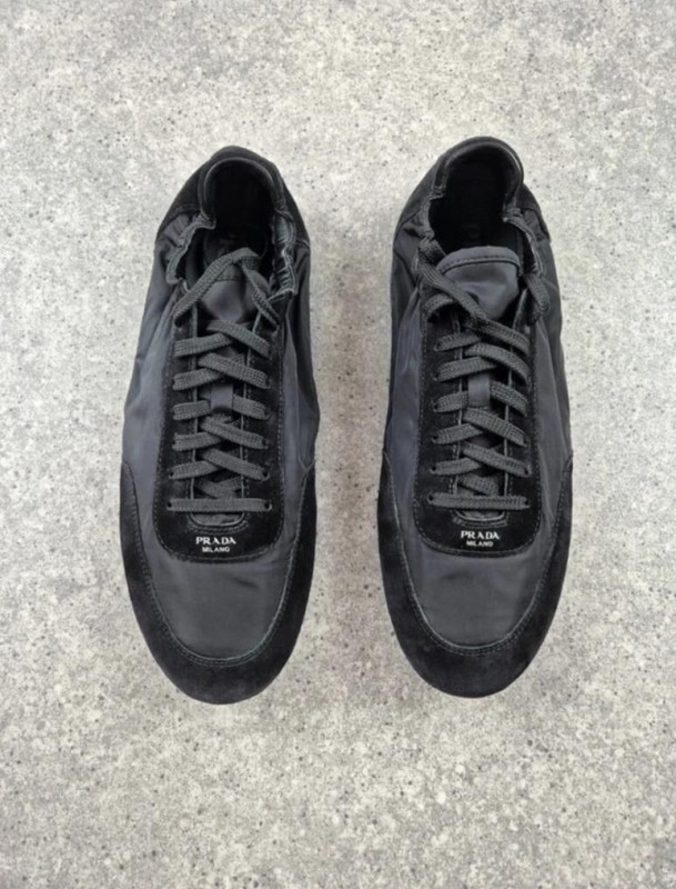 Prada Collapse Re-Nylon and Suede Sneakers taille 42 2