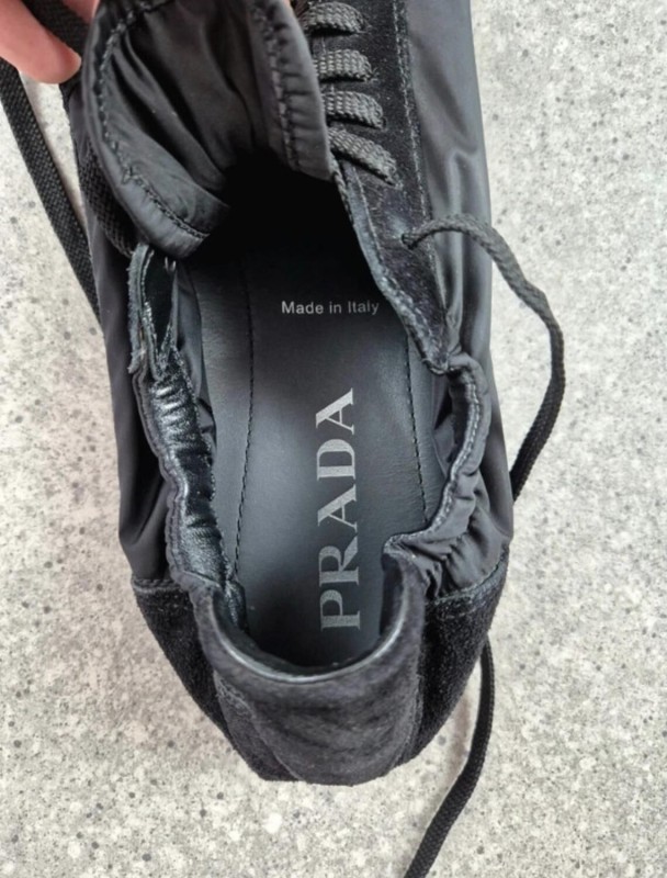 Prada Collapse Re-Nylon and Suede Sneakers taille 42 2
