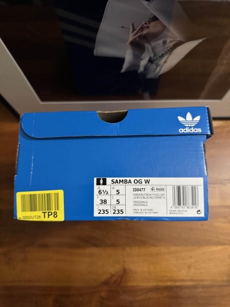 Adidas Samba OG Maroon Metallic Gold