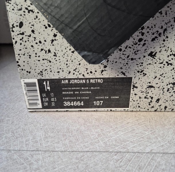 Jordan 6 OG "Sport Blue"