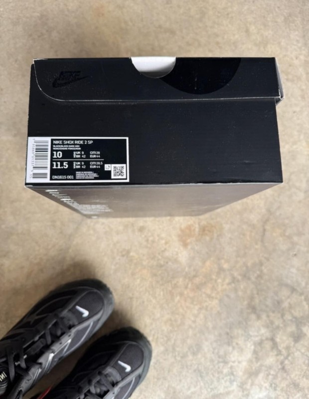 Nike Shox Ride 2 Supreme Black 2