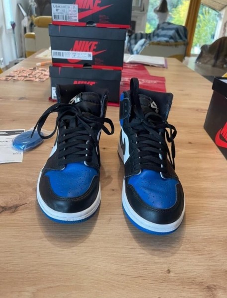 Jordan 1 Retro Royal Toe Taille 42 8,5us