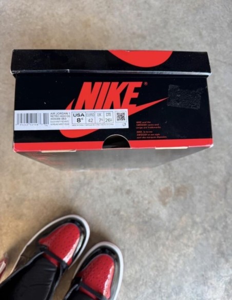 Jordan 1 high bred patent