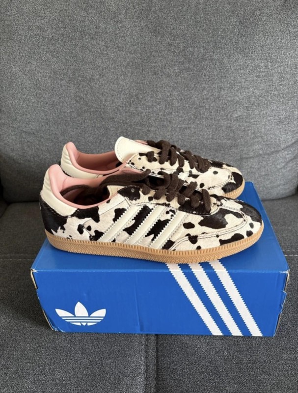 Adidas Samba OG W - Motif vache - Taille 38 2/3 2
