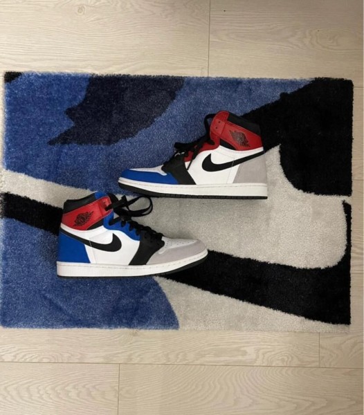 Jordan 1 Retro Smoke Grey Custom Taille 42 Comme neuve