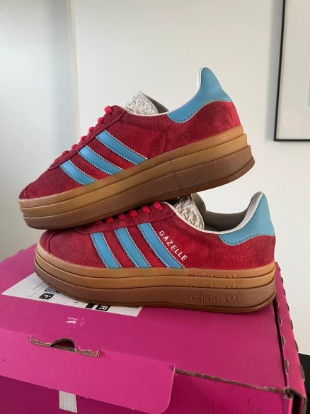 adidas gazelle rouge et bleu