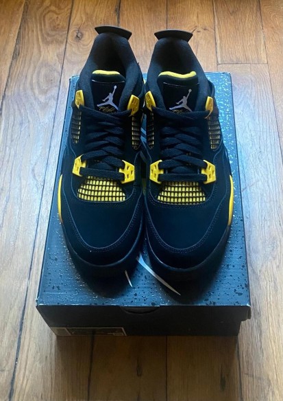 Jordan 4 retro thunder yellow (gs)