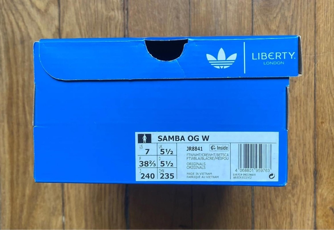 adidas samba og w liberty london better scarlet 2