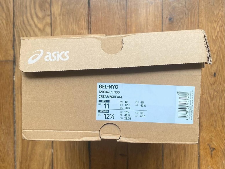 Asics gel-nyc cream cloud grey