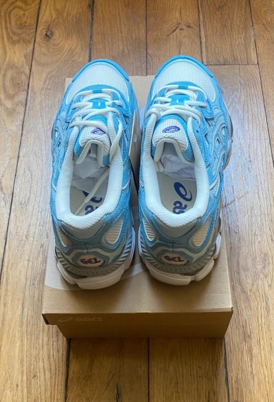 Asics gel-nyc cream arctic sky white blue