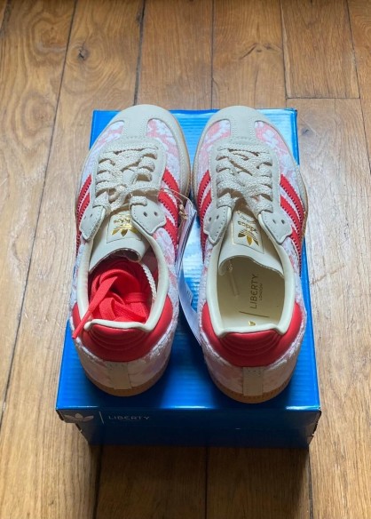 adidas samba og w liberty london better scarlet