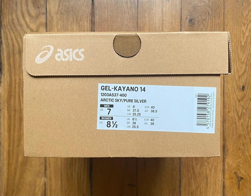Asics gel kayano 14 arctic sky pure silver 2