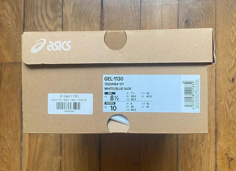 Asics gel-1130 white blue fade (w)