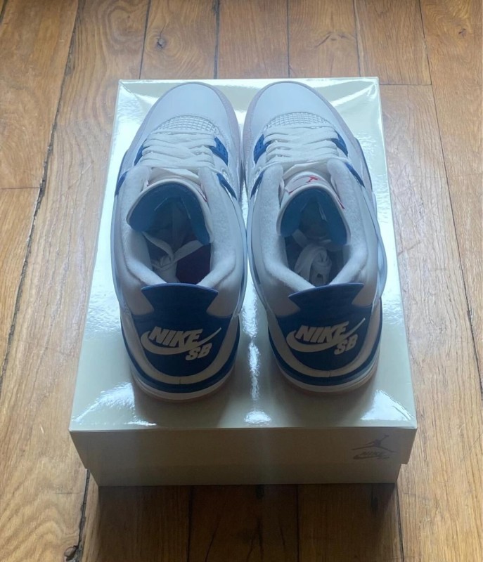 Jordan 4 retro sb navy 2