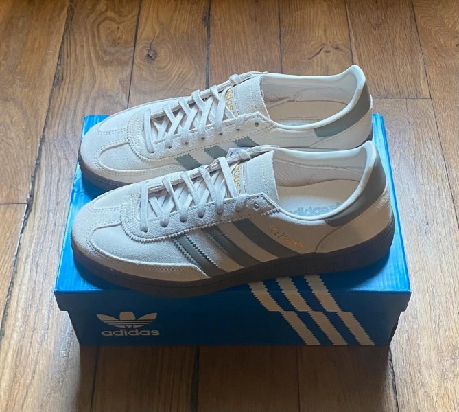 Adidas handball spezial J aluminium silver pebbles gum 5