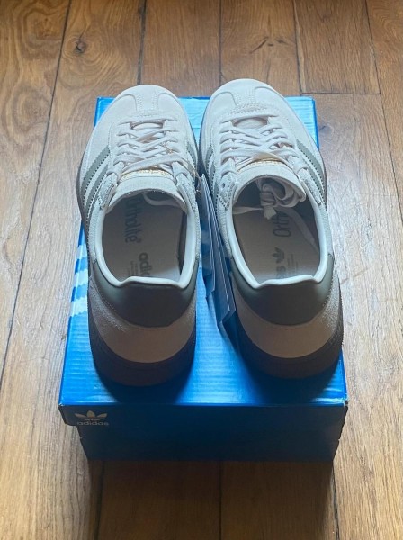 Adidas handball spezial J aluminium silver pebbles gum 5