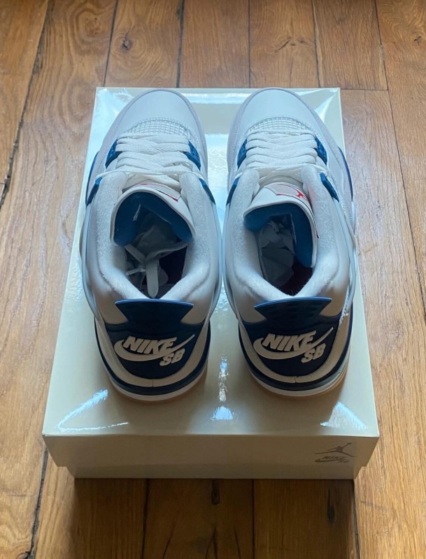 Jordan 4 retro sb navy 2