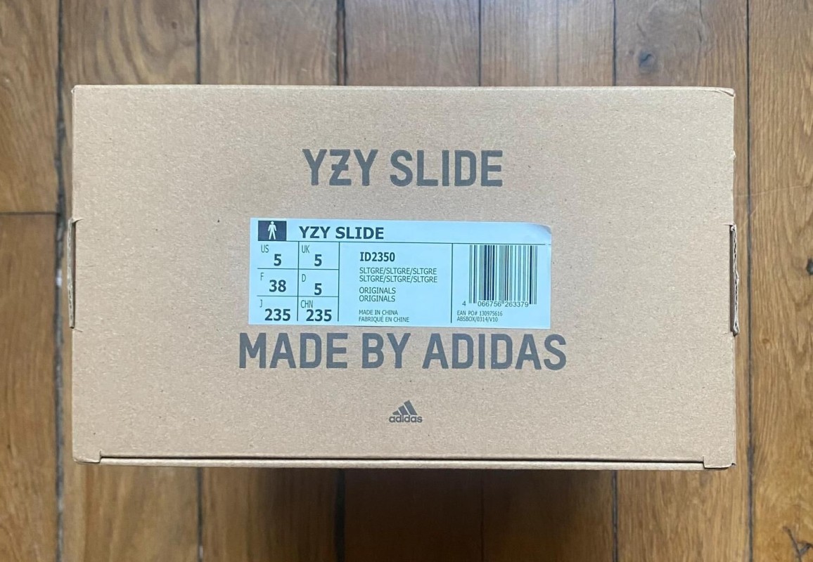 adidas yeezy slide slate grey 2