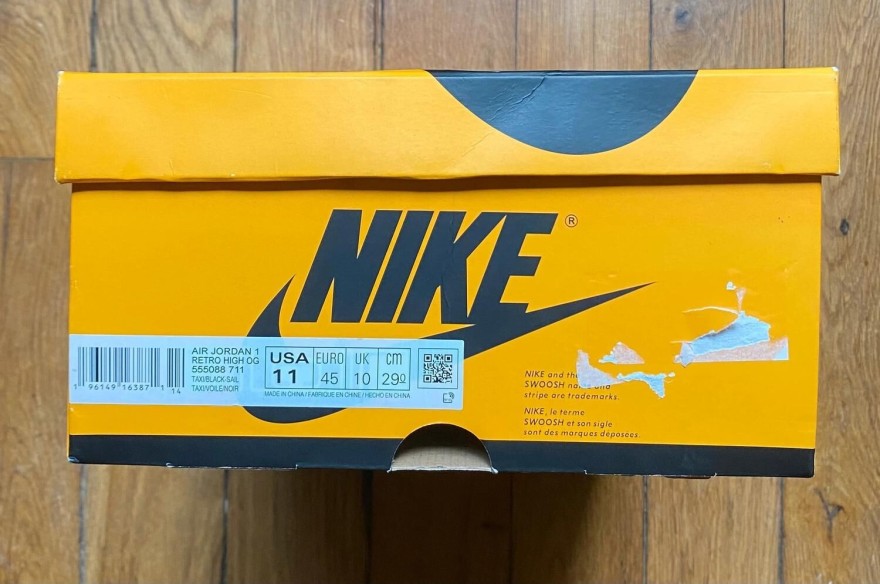 Jordan 1 high retro OG taxi yellow 555088-711