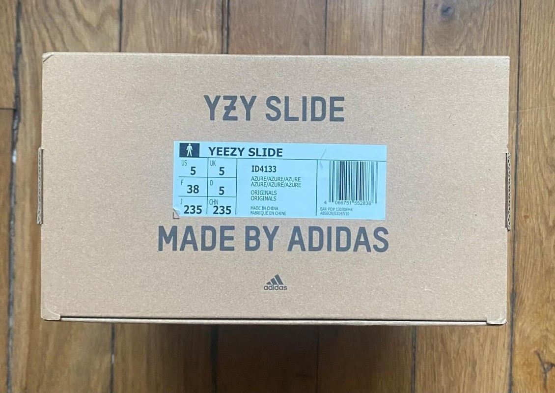 Adidas yeezy slide azure 2