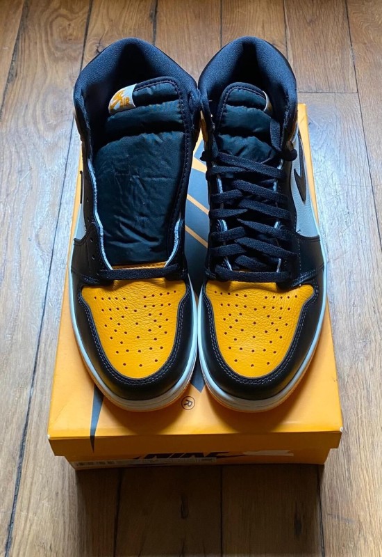 Jordan 1 high retro OG taxi yellow 555088-711 2
