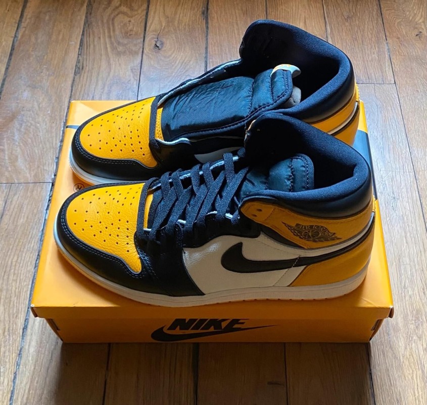 Jordan 1 high retro OG taxi yellow 555088-711 2