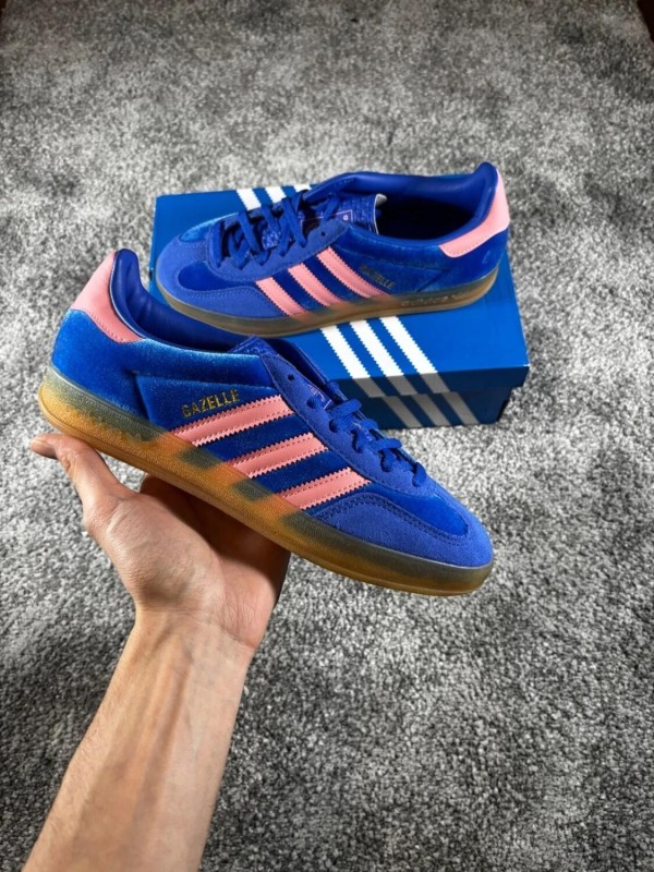 Adidas Gazelle Indoor Blue Semi Pink Spark - taille 38 2/3