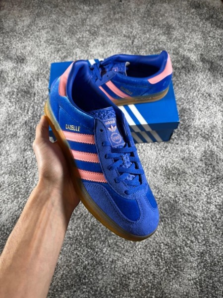 Adidas Gazelle Indoor Blue Semi Pink Spark - taille 38 2/3