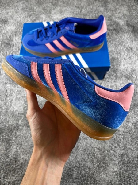 Adidas Gazelle Indoor Blue Semi Pink Spark - taille 38 2/3
