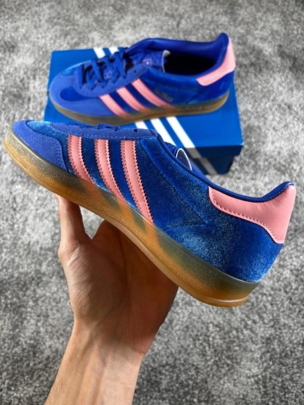 Adidas Gazelle Indoor Blue Semi Pink Spark - taille 38 2/3