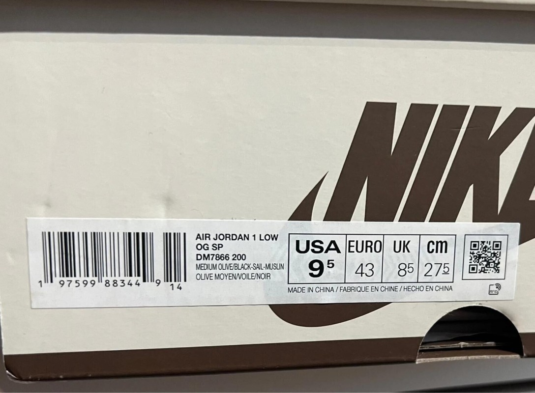 Nike Air Jordan 1 Travis Scott Medium Olive 2