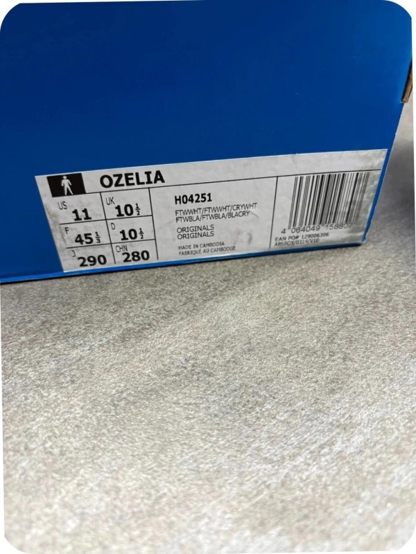 adidas ozelia white ( taille 45 1/3 ) 2