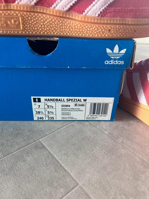 adidas spezial red clear pink 2