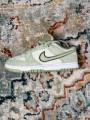 Nike dunk low fleece green