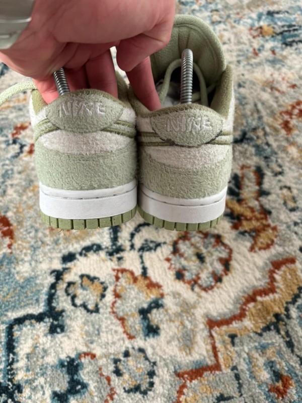 Nike dunk low fleece green 2