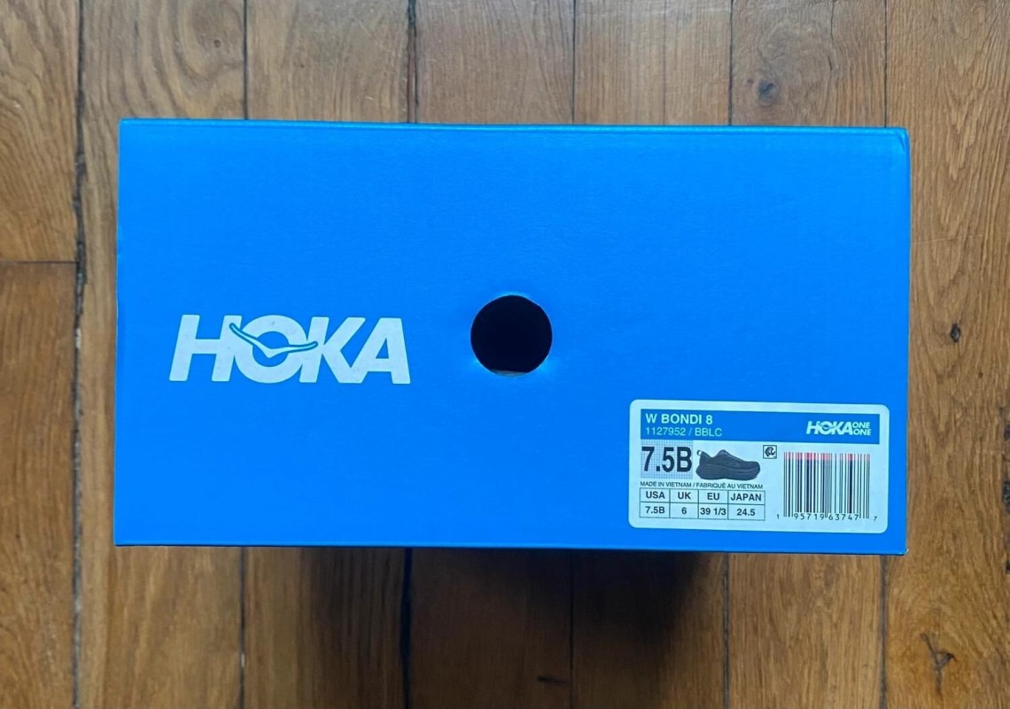 Hoka one one bondi 8 triple black w 39 2