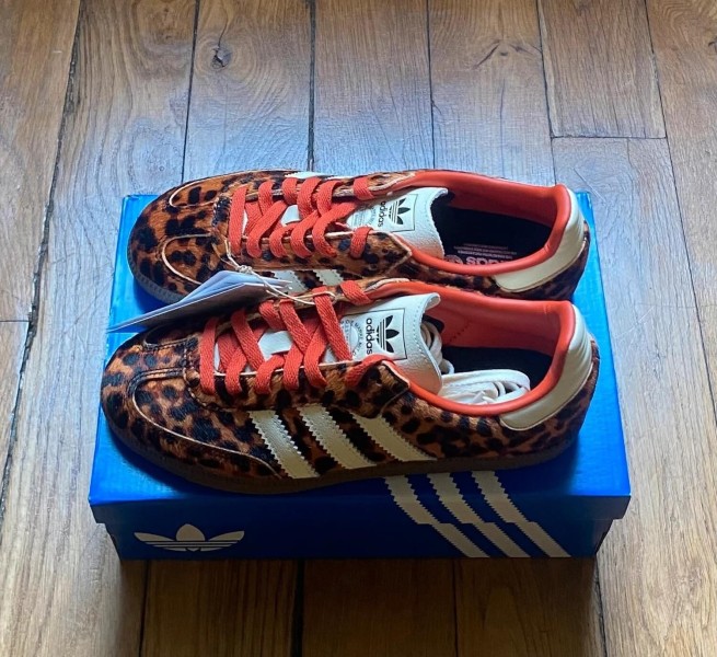 Adidas samba og w leopard orange 38,5