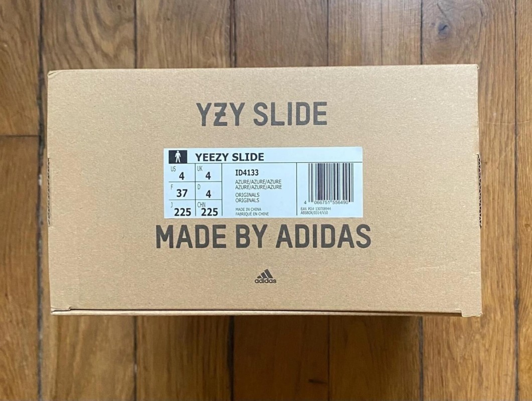 Adidas yeezy slide azure blue 2