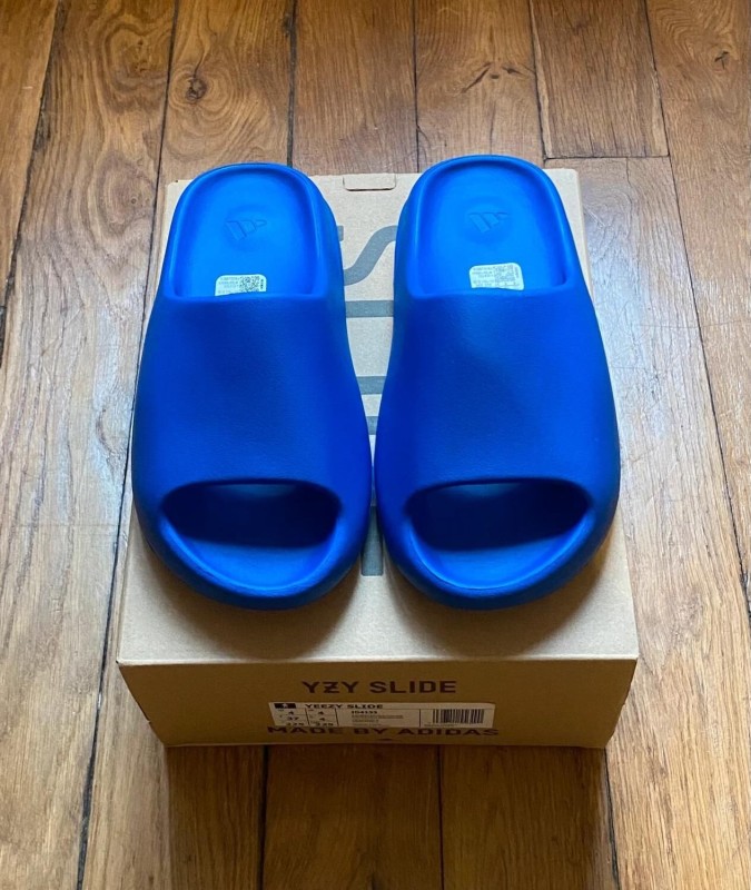 Adidas yeezy slide azure blue 2